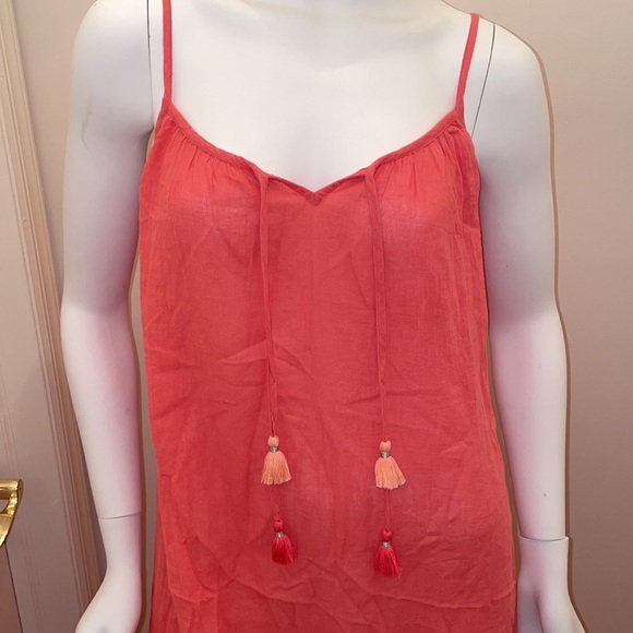 Pink Chicken NYC maxi dress with tassels size S - Picture 5 of 6